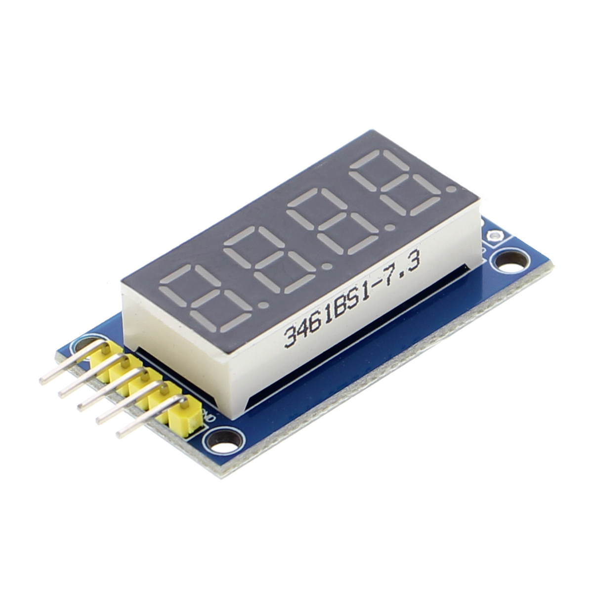 7-segment display 4-digit - common cathode, 12 pins