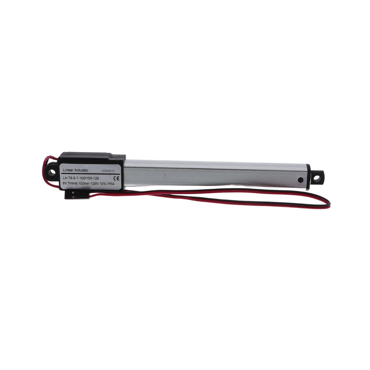 Micro linear actuator - 6 V, 128 N, 7 mm/s, 10-100 mm stroke
