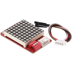 8x8-ledmatrix met HT16K33-chip - I2C, met XH2.54 4P-bus