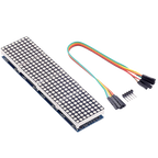 Matriz LED 8x8 con placa controladora MAX7219 - 4 en 1