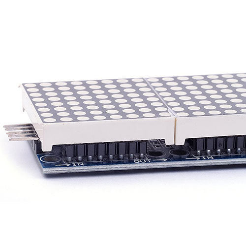 Matriz LED 8x8 con placa controladora MAX7219 - 4 en 1