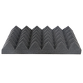 Acoustic foam, pyramid-shaped - 9 pieces, 300 x 300 x 50 mm