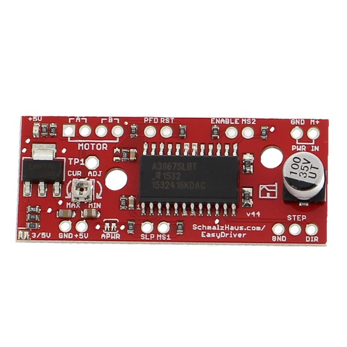A3967 stepper motor driver - EasyDriver, 750 mA per phase, 6-30 V