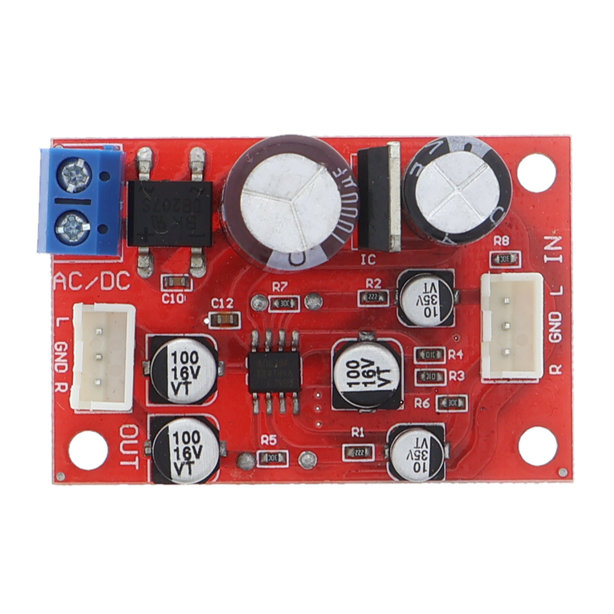 Modulo preamplificatore / amplificatore stereo AD828