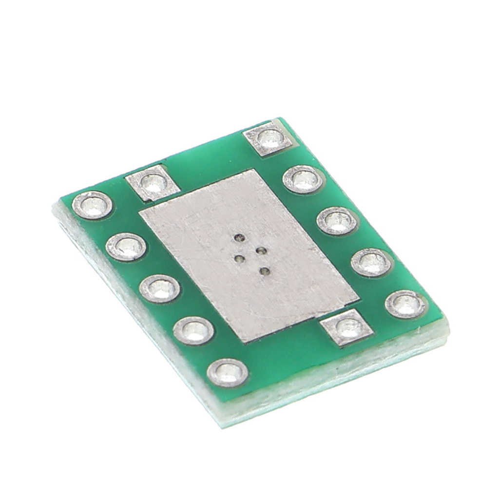 Placa adaptadora de DFN10 a DIP10, paso de 0,5mm, 2,54mm