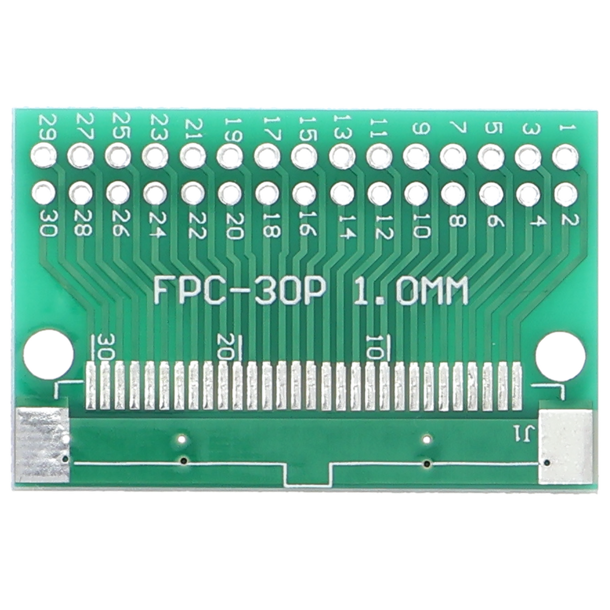 Scheda adattatore FPC/FFC 30P a DIP30 0.5mm / 1.0mm, SMD PCB su entrambi i lati
