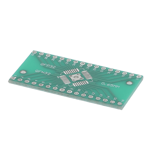 Adapterplatine QFN32 QFP32 auf DIP32 - SMD-Breakout, 0,65 und 0,8 mm Pitch - F23110194 - Funduino