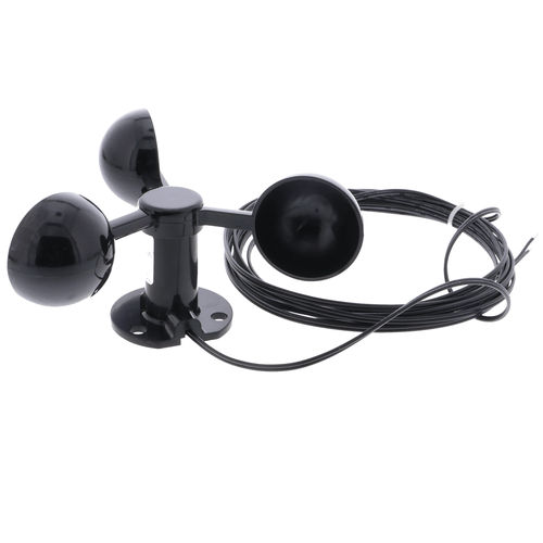 Anemometer Ø 14 cm - Windgeschwindigkeitssensor, 0-2 V, bis 100 km/h - F25111171 - Funduino