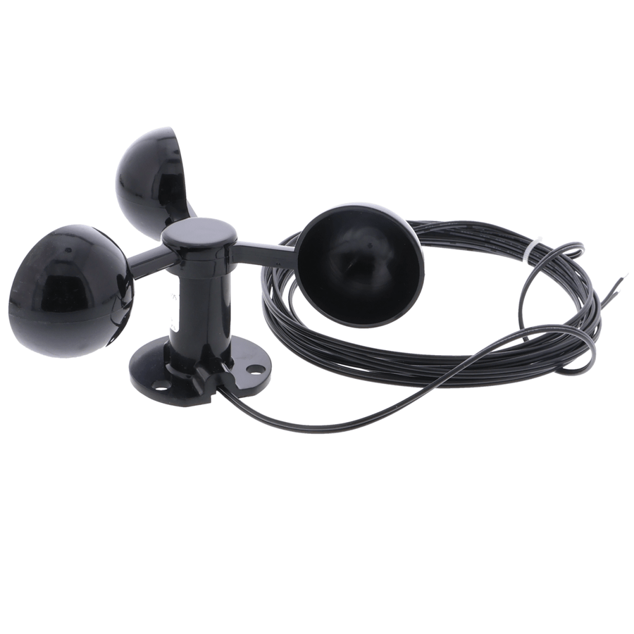 Anemometer Ø 14 cm - Windgeschwindigkeitssensor, 0-2 V, bis 100 km/h - F25111171 - Funduino