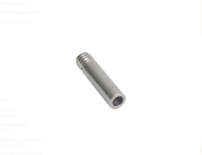 Heatbreak Tube for ANET ET4 and ET5 - 3D printer replacement part