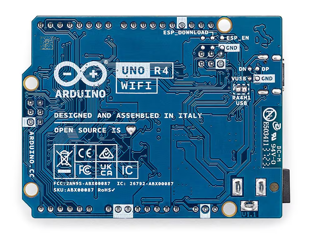 Arduino UNO R4 WiFi - Original Board mit WLAN und LED-Matrix