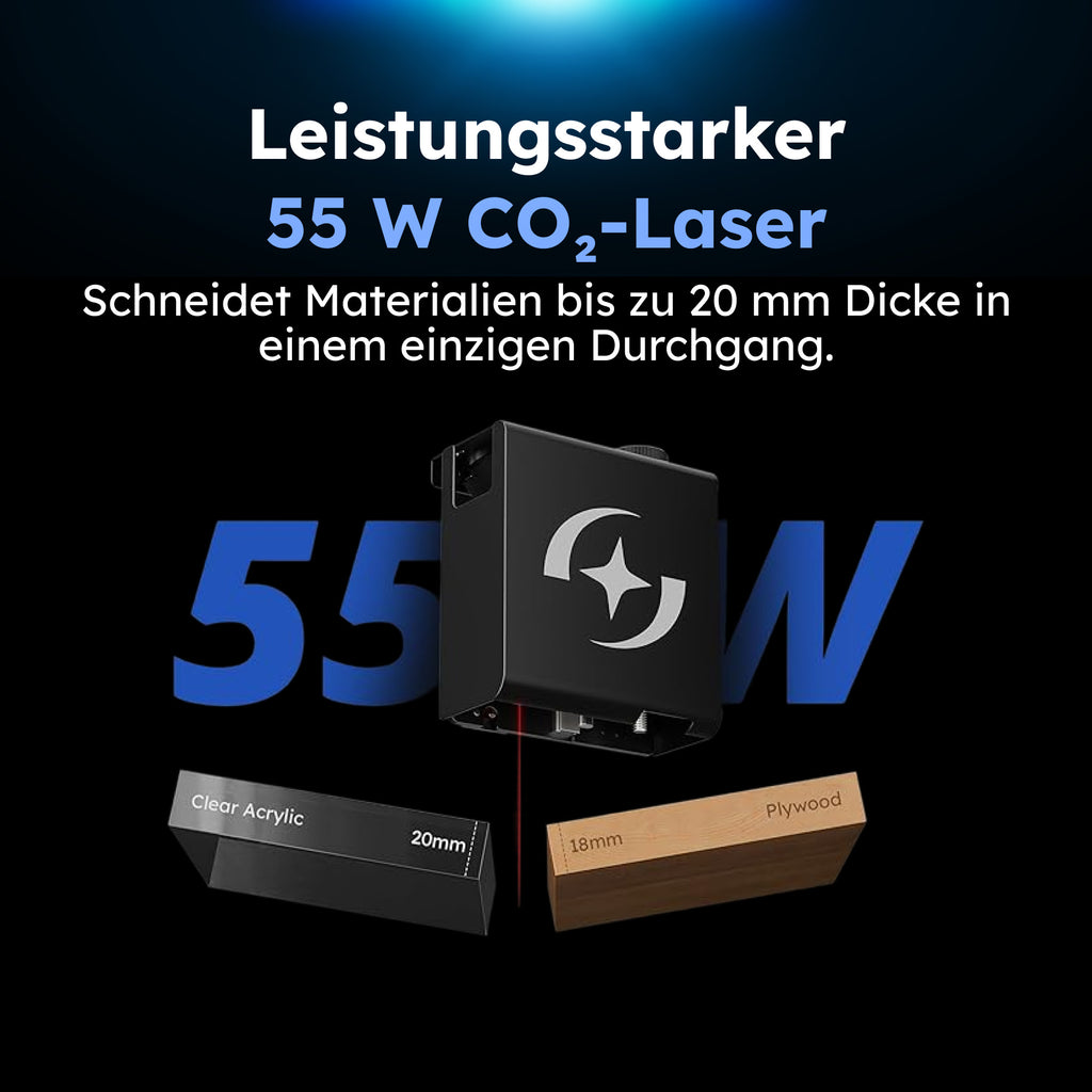 Atomstack Hurricane - láser de CO2 de 55W