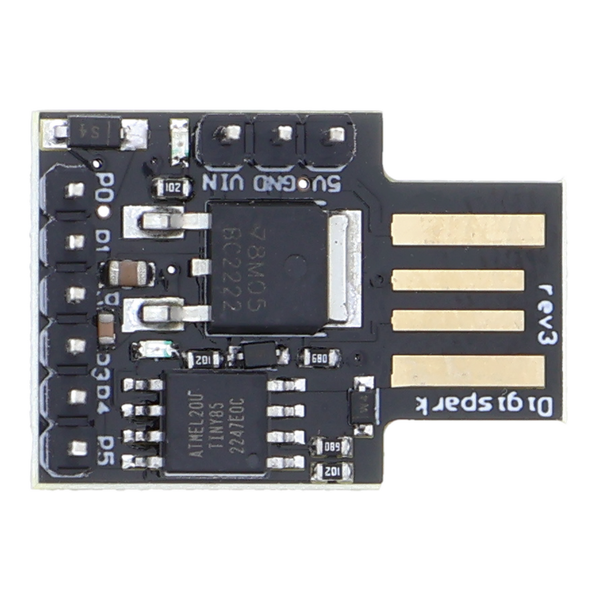 ATTiny85-microcontroller met USB-interface