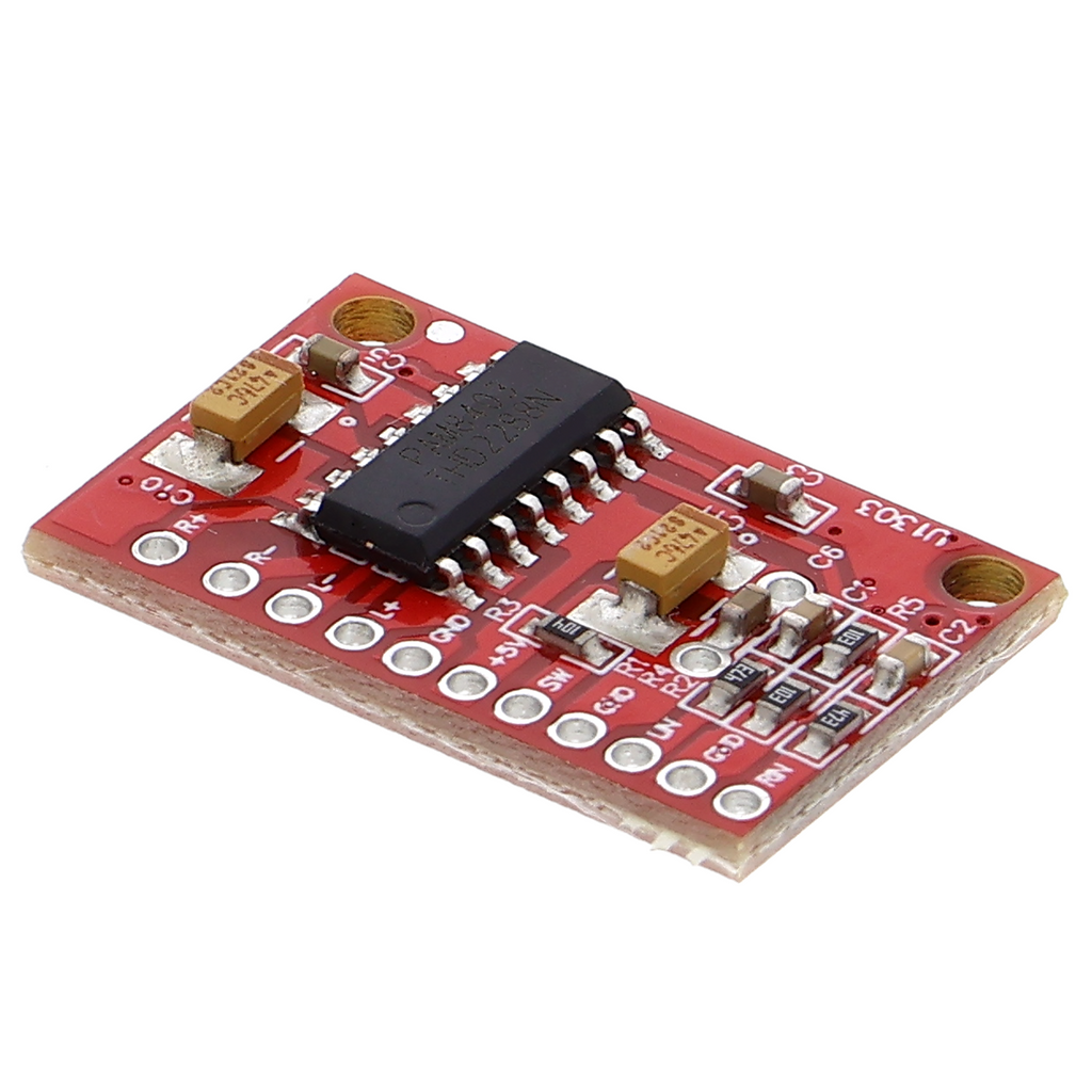 Mini amplificador de audio / amplificador PAM8403, 2 canales, 3W, 5V