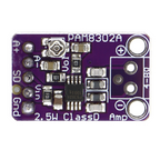 Amplificador de audio PAM8302A, miniatura, 2.5V - 5V, 1 canal (mono), clase D
