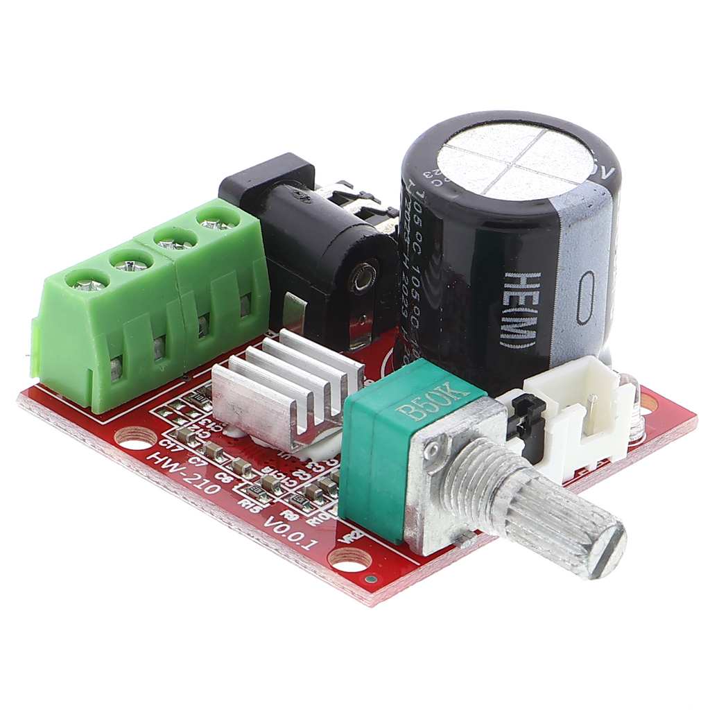 XH-M120 audio amplifier - PAM8610, 2x 10 W, 5-26 V