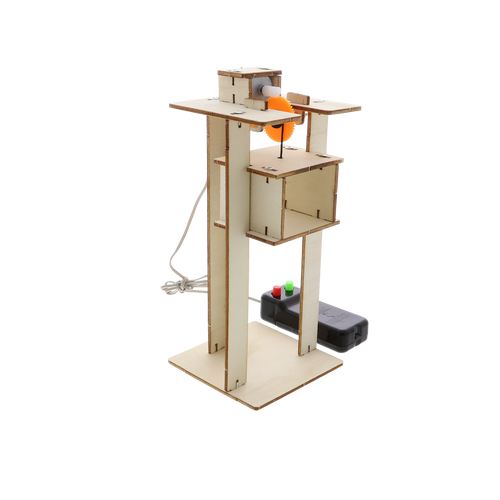Kit fai da te per ascensore in legno con motore elettrico