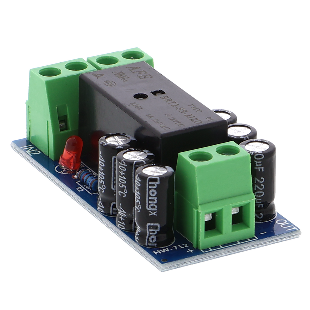 Módulo de conmutación automático HW-712 - alimentación de emergencia, regulador de batería de 12V