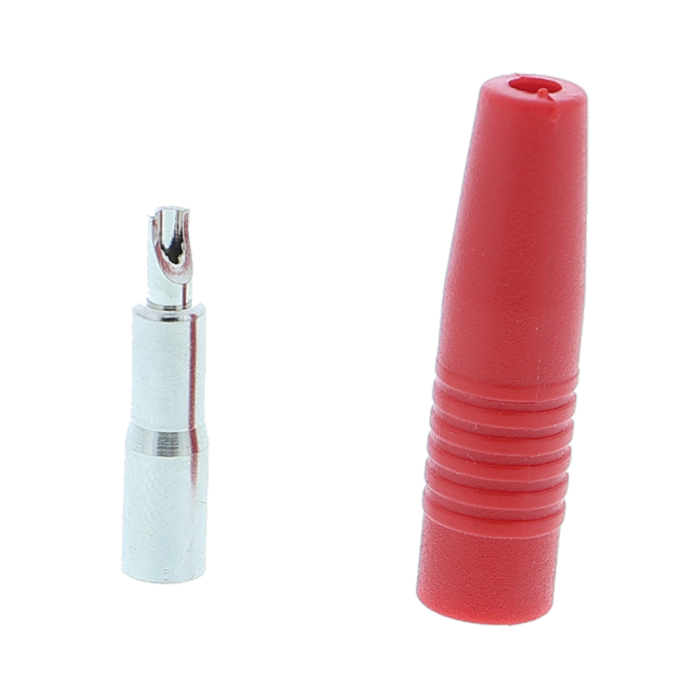 Bananenstecker Kupplung 4 mm - isoliert, Lötanschluss, 10 A, verschiedene Farben