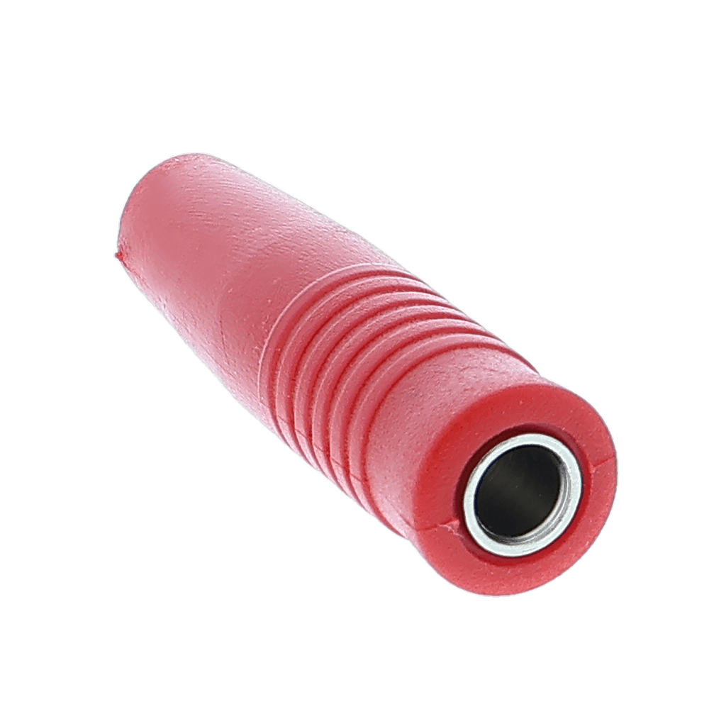 Bananenstecker Kupplung 4 mm - isoliert, Lötanschluss, 10 A, verschiedene Farben - F23107538 - Funduino