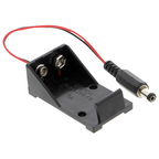 Boîtier à piles - 1x pile bloc 9V, compact, sans connecteur