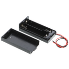 Portabatterie - 2x AA (3V) con interruttore e coperchio