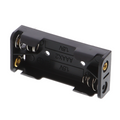 Batterijhouder voor 2x AAA-batterijen met soldeerlip voor PCB