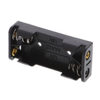Batterijhouder voor 2x AAA-batterijen met soldeerlip voor PCB