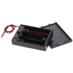 Batteriefach 3x AA - mit Schalter und Deckel, 4,5 V