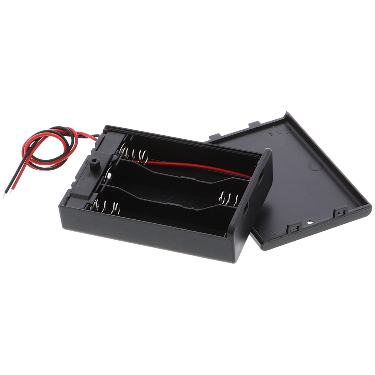 Batteriefach 3x AA - mit Schalter und Deckel, 4,5 V
