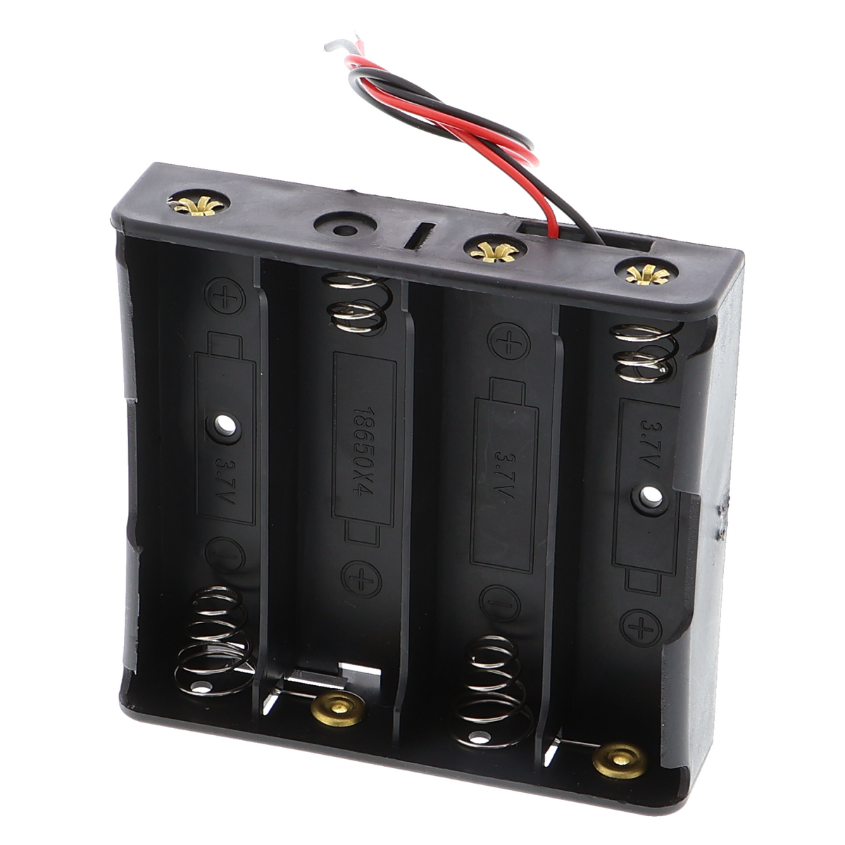 Boîtier à piles - 4x cellules Li-ion 18650, sans connecteur