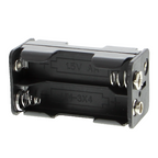 Boîtier à piles - 4x AA (6 V), compact avec connexion par clip
