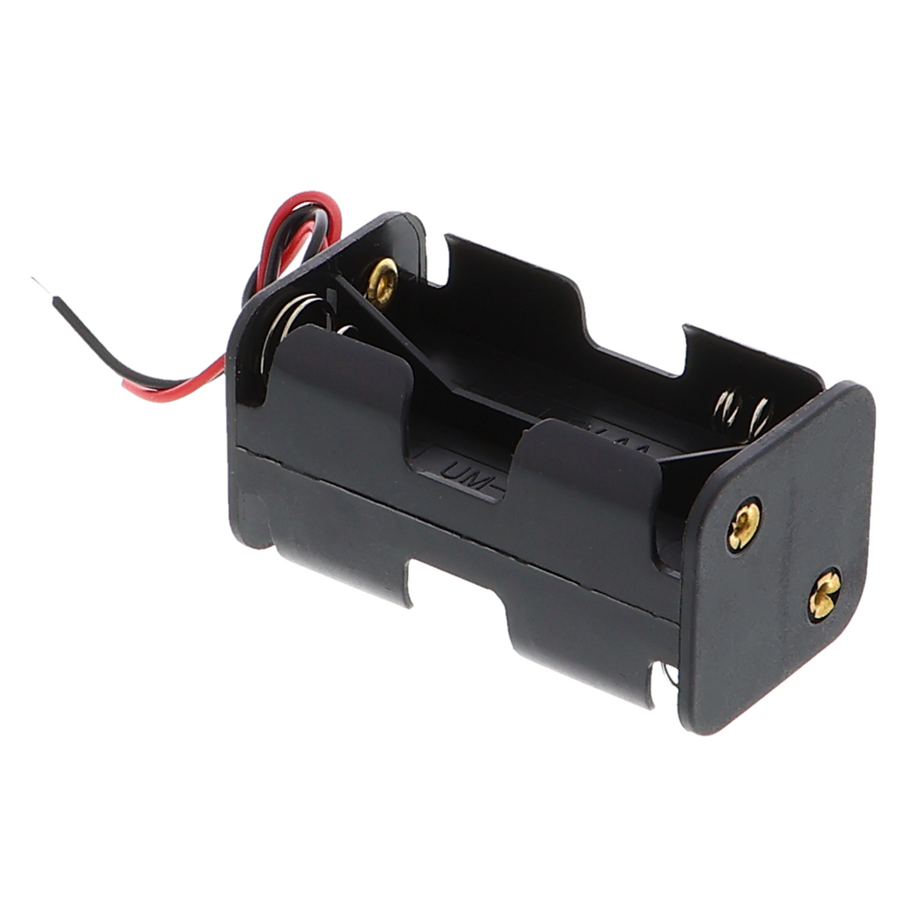 Batterijhouder 4x AA (6V), compact zonder stekker