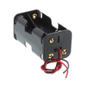 Batterijhouder 4x AA (6V), compact zonder stekker