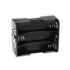 6x AA battery holder - 9 V output, clip connection