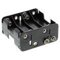 Boîtier à piles - 8x AA (12V), compact avec connexion par clip