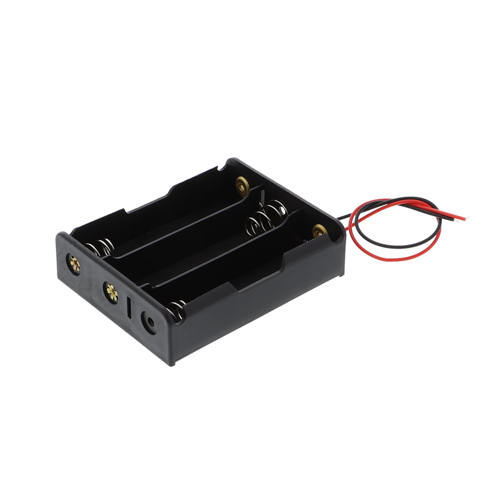 18650 battery holder - 3 cells in series, 11.7 V, with cable