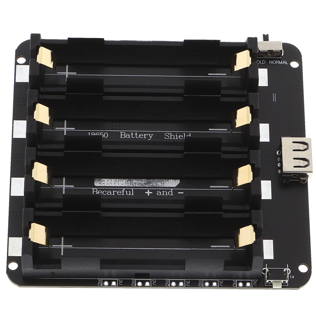 Battery Shield V3 Raspberry Pi / Arduino / ESP32 - 4* 18650