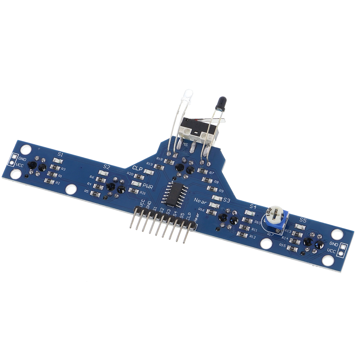 BFD-1000 line sensor - 5-channel infrared, 5 V, analog
