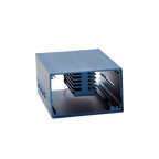 Carcasa azul de aluminio para Raspberry Pi 4, incluido ventilador
