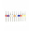 Bohrerset 0,3-1,2 mm - 10 Spiralbohrer, Hartmetall, Schaft Ø 2,34 mm