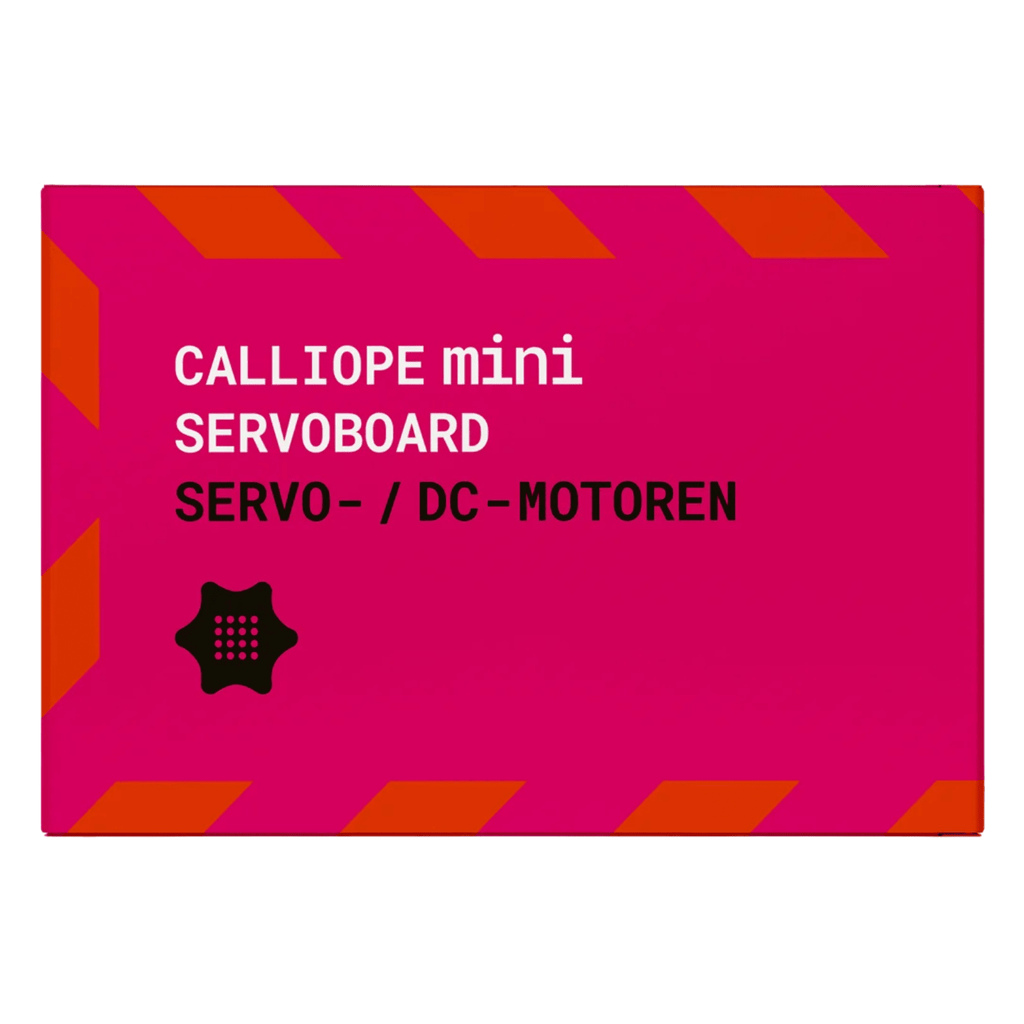 Calliope mini ServoBoard - 4 Servos, 2 DC-Motoren, Batteriefach - F27211513 - Funduino