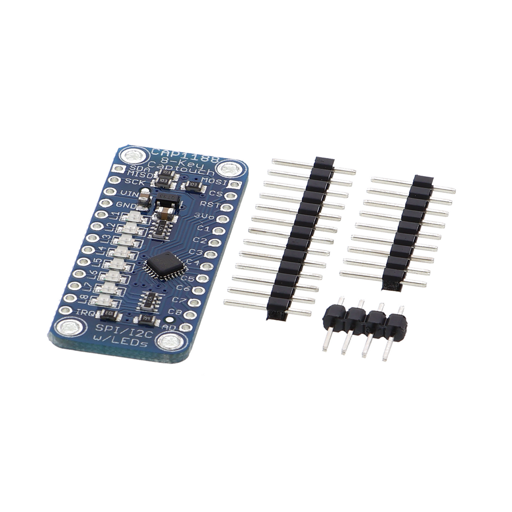 CAP1188 - capacitieve I2C-schakelaar met 8 kanalen