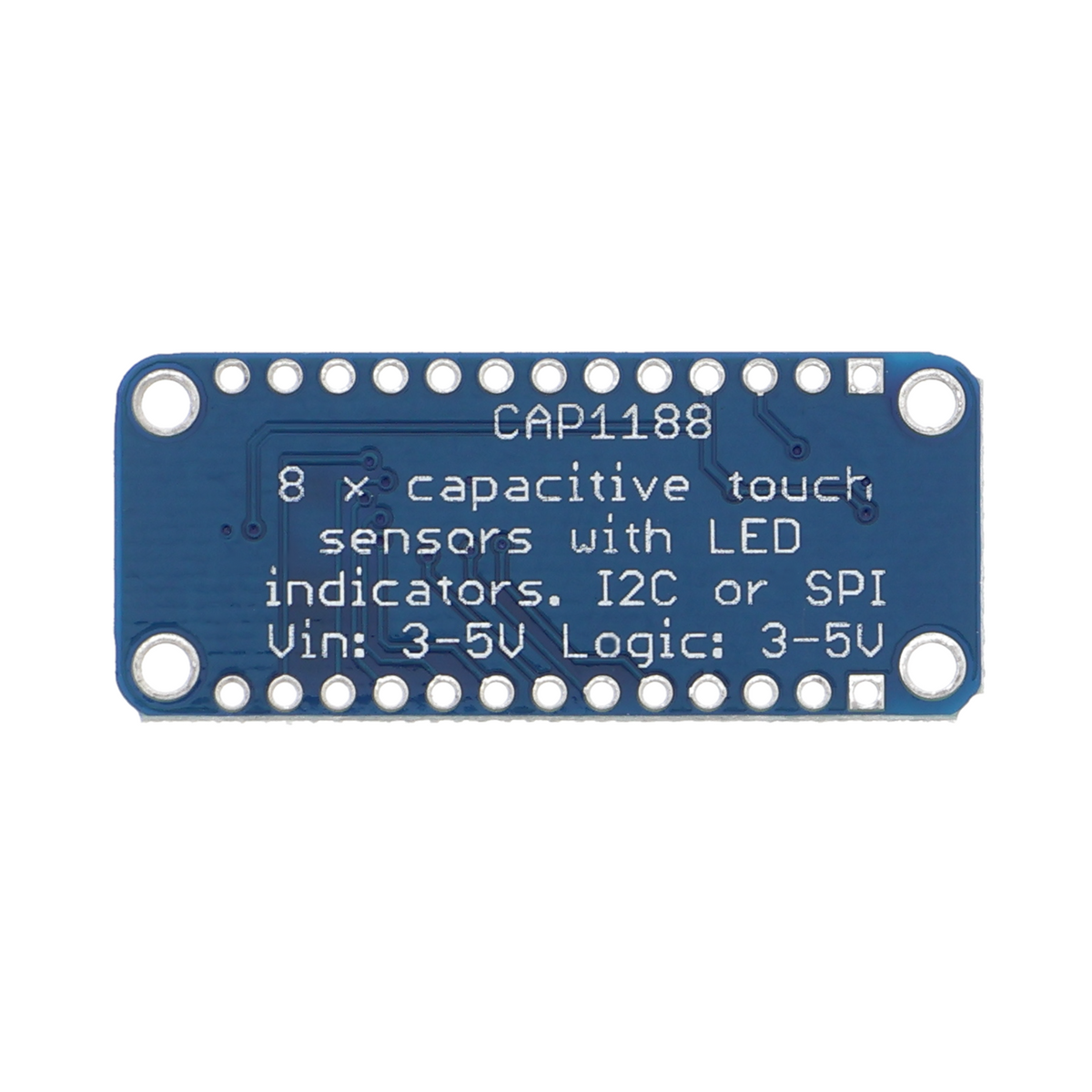 CAP1188 Touchsensor - kapazitiv, 8 Kanäle, I2C, 3,3-5 V