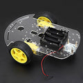 Roboterchassis 2WD - Acryl, 2 Getriebemotoren 3-6 V, für Arduino