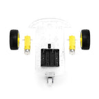 Roboterchassis 2WD - Acryl, 2 Getriebemotoren 3-6 V, für Arduino