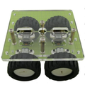 Plataforma de chasis de acrílico de 90x90mm, 4 motores N20