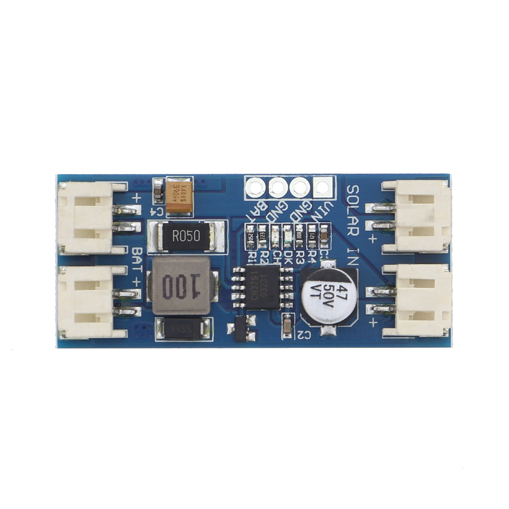 Módulo cargador solar MPPT CN3791 para 1S Li-Ion/LiPo (3,7 V / 4,2 V) - con conexiones JST-PH 2.0