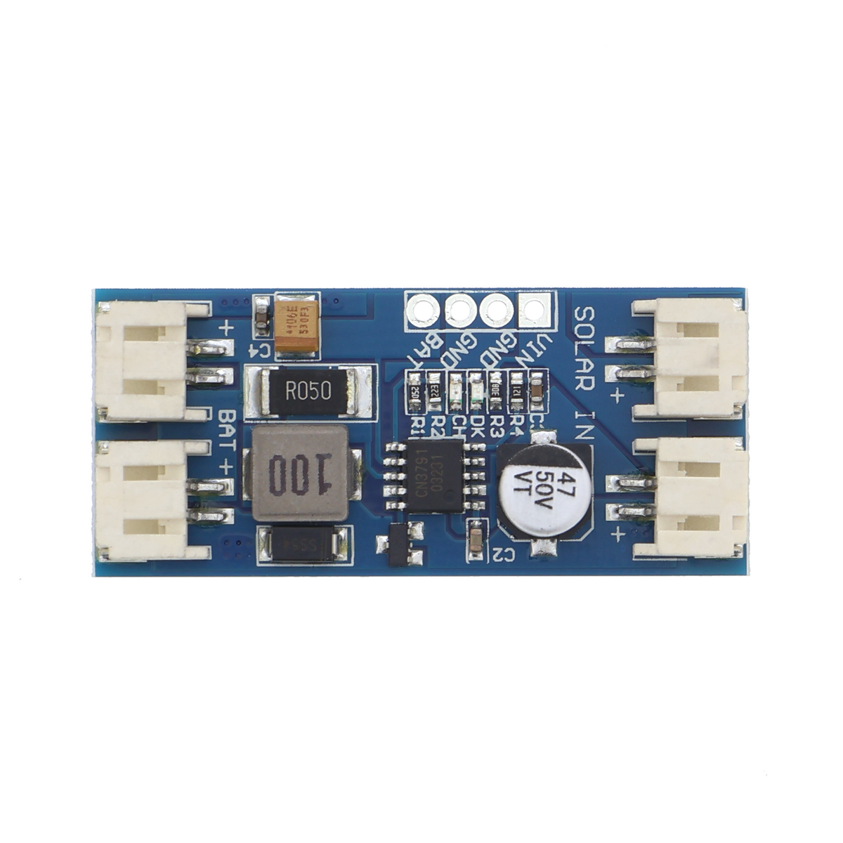 Módulo cargador solar MPPT CN3791 para 1S Li-Ion/LiPo (3,7 V / 4,2 V) - con conexiones JST-PH 2.0