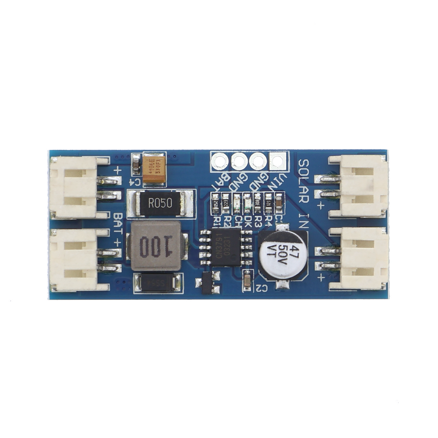 Módulo cargador solar MPPT CN3791 para 1S Li-Ion/LiPo (3,7 V / 4,2 V) - con conexiones JST-PH 2.0